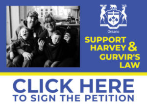 Harvey and Gurvir's Law Petition Graphic