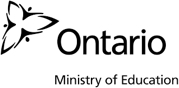 Logo for Ontario Ministry of Education